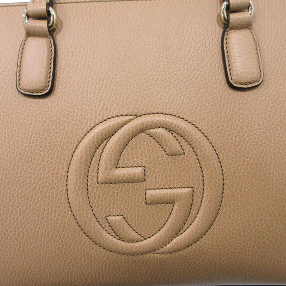 GUCCI Soho Interlocking GG bag handbag brown - Picture 7 of 8